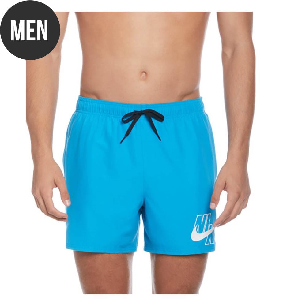 Badeshorts Volley Logo Solid 5"" - Laserblau