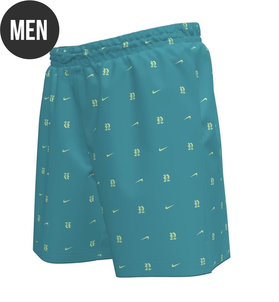 Short de volley 7" Luxe Letter - Cactus