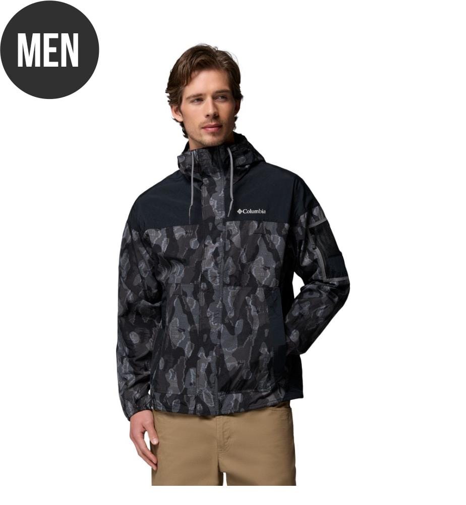 Bedruckte Windjacke Challenger™ II - Schwarz