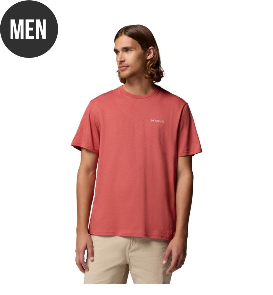 T-Shirt aus Bio-Baumwolle - Korallenrot