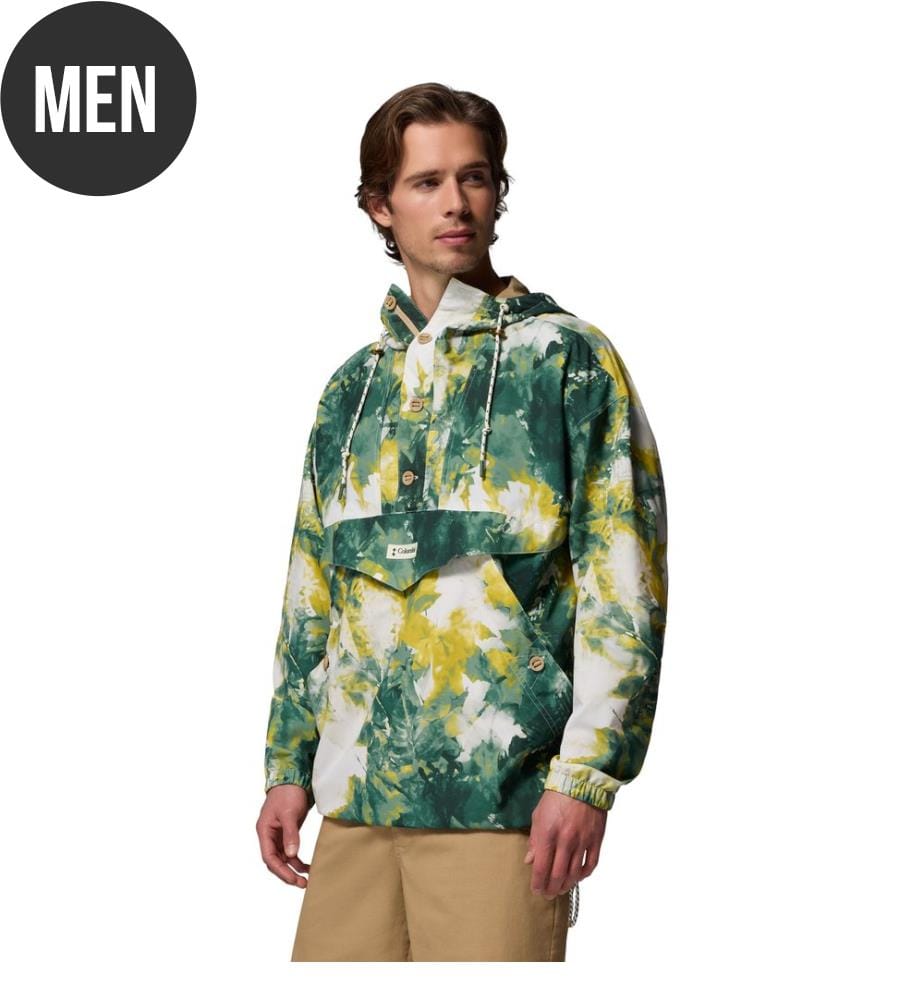 Acker Rock™ faltbare Kapuzen-Windjacke - Mehrfarbig