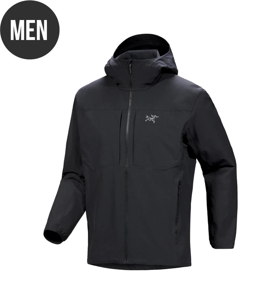 Gamma Hooded Jacket - Black
