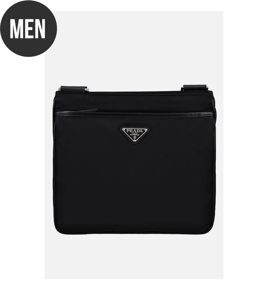 Borsa a tracolla Re-Nylon - Nero