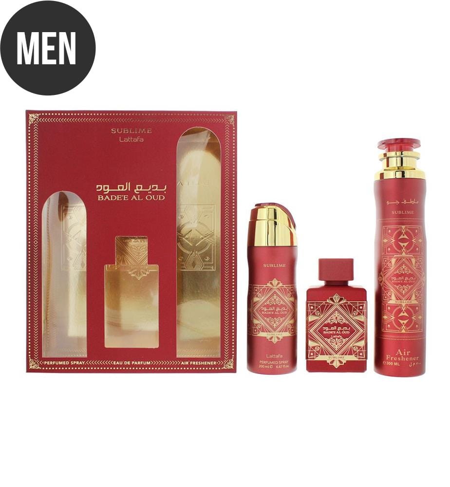 Coffret 3 pièces Bade'e Al Oud Coffret Sublime