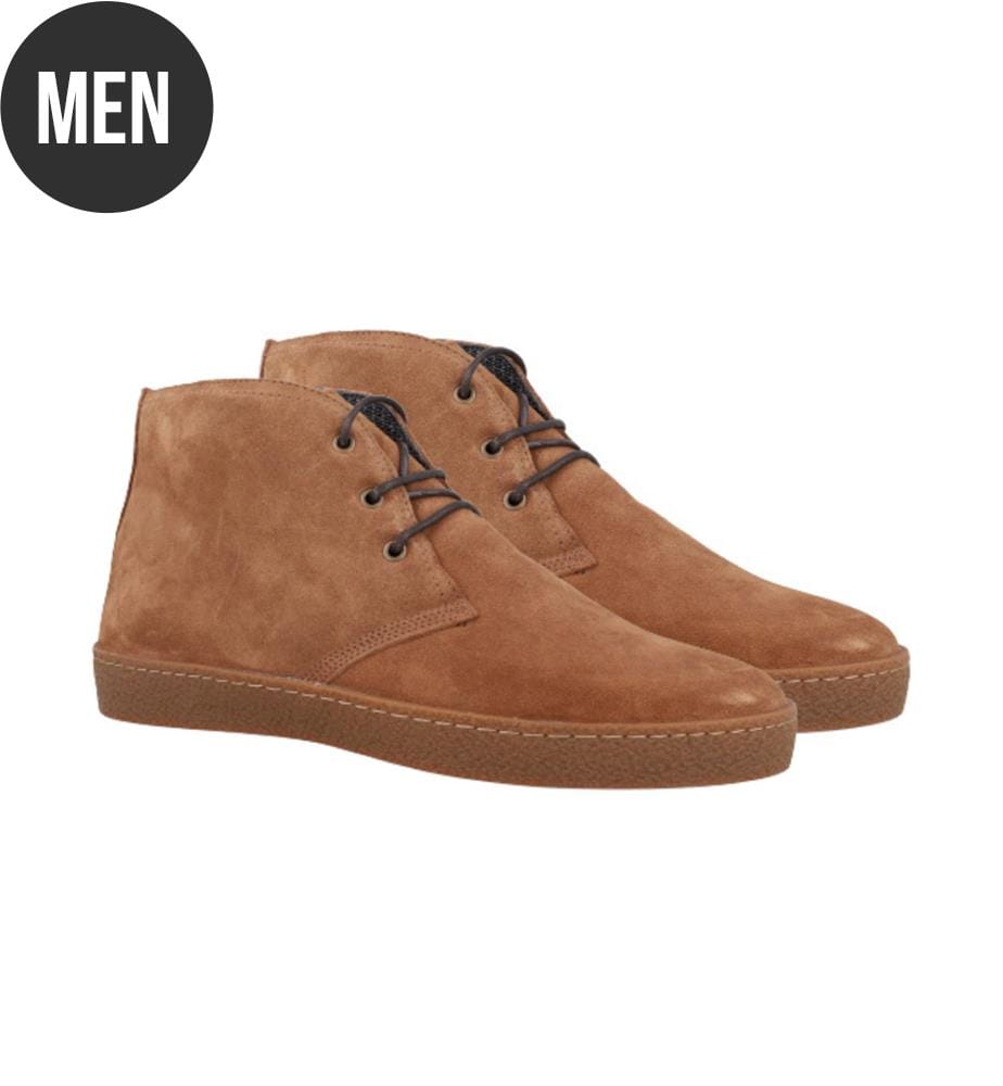 Hellbrauner Lederstiefel