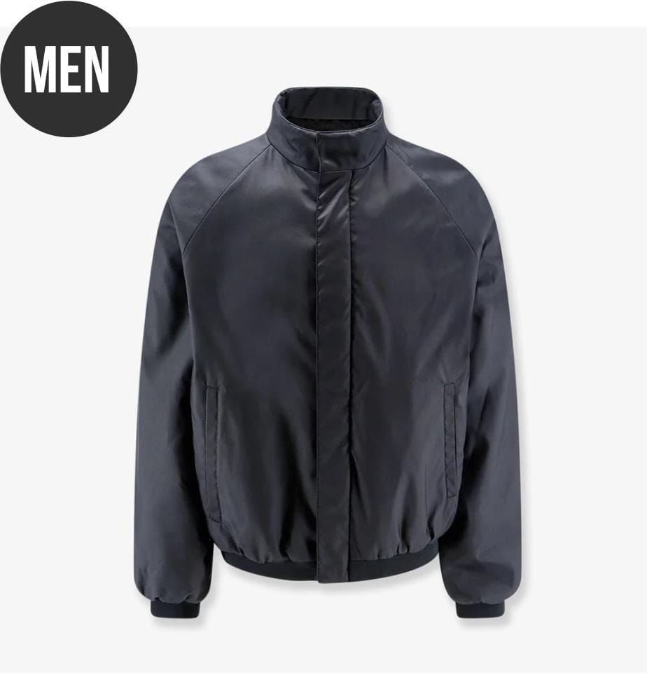 Lightweight, compact nylon jacket – Black