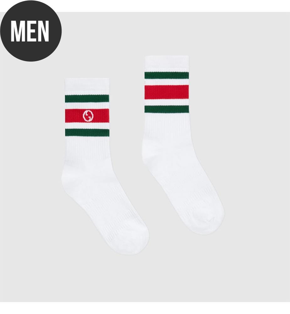 Chaussettes Interlocking G - Vert Foncé
