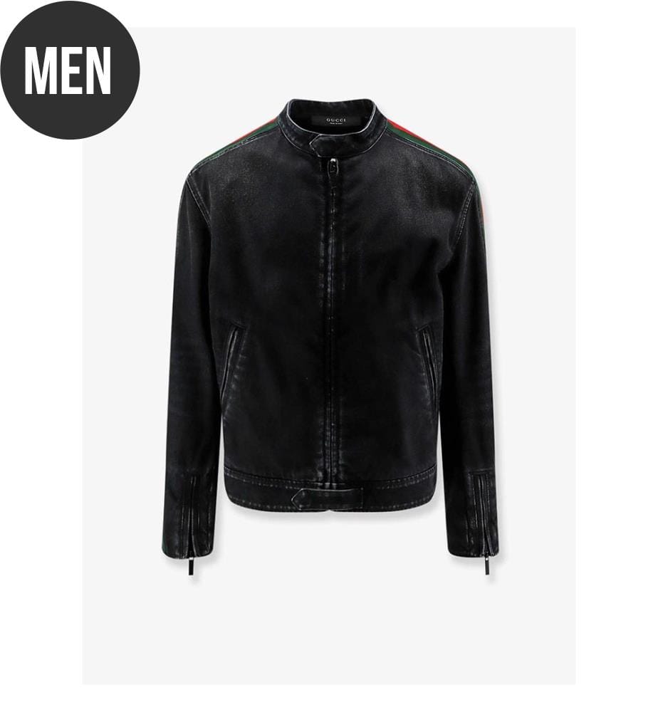 Giacca di jeans slavata - Nero