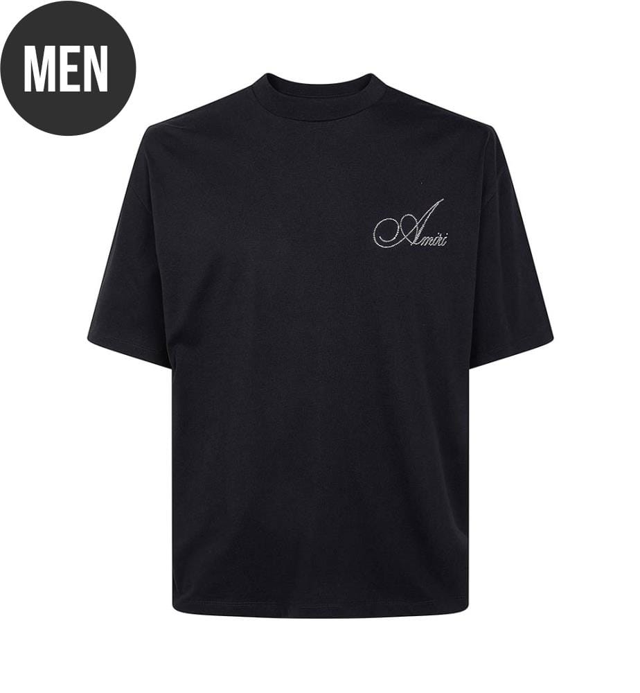 „Cryst Script Logo Lj Skate“ T-Shirt – Schwarz