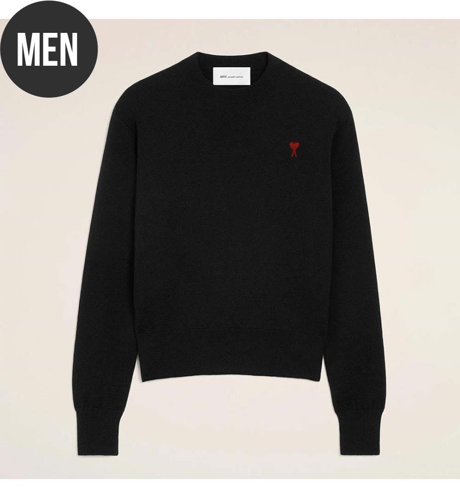 Pullover "Herzfreund" - Schwarz und Rot