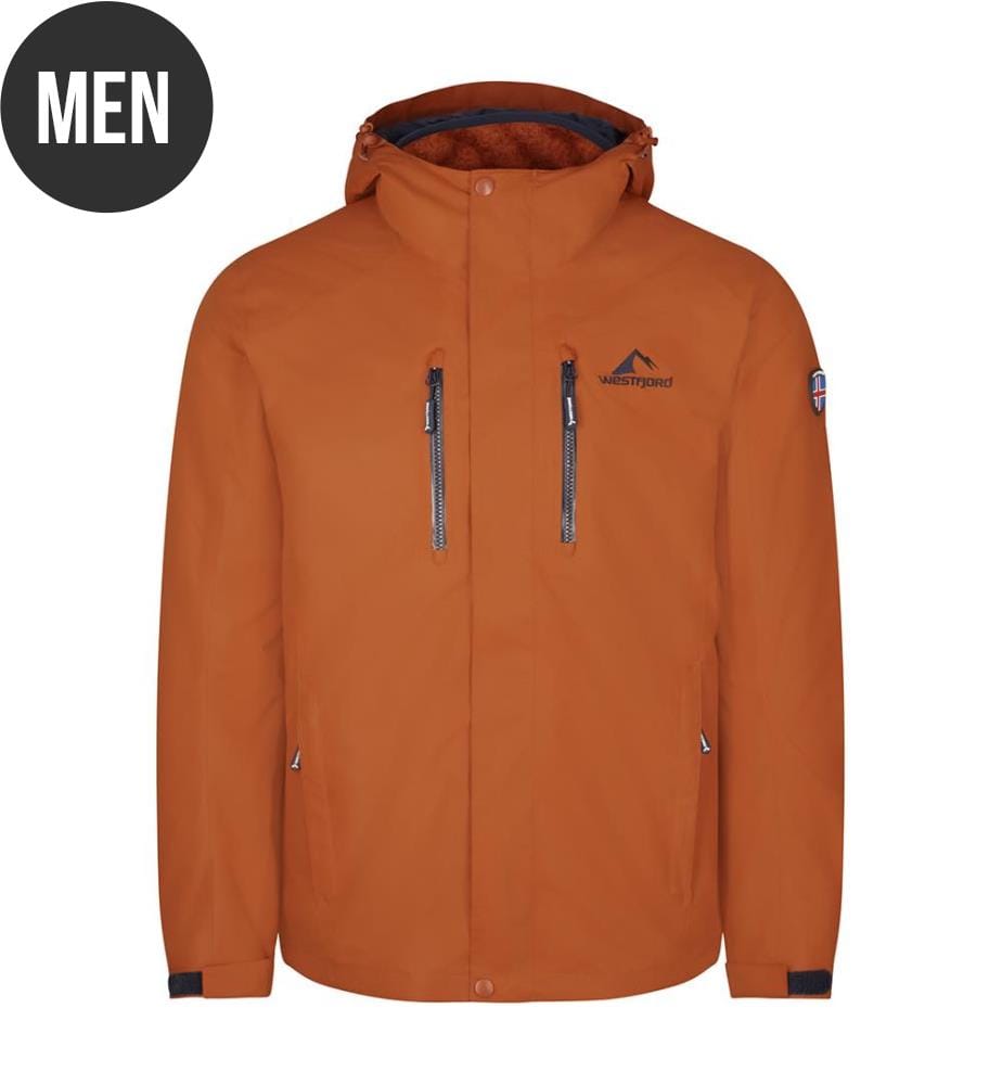 Jacke Hverfjall - Umber Und Dark Navy