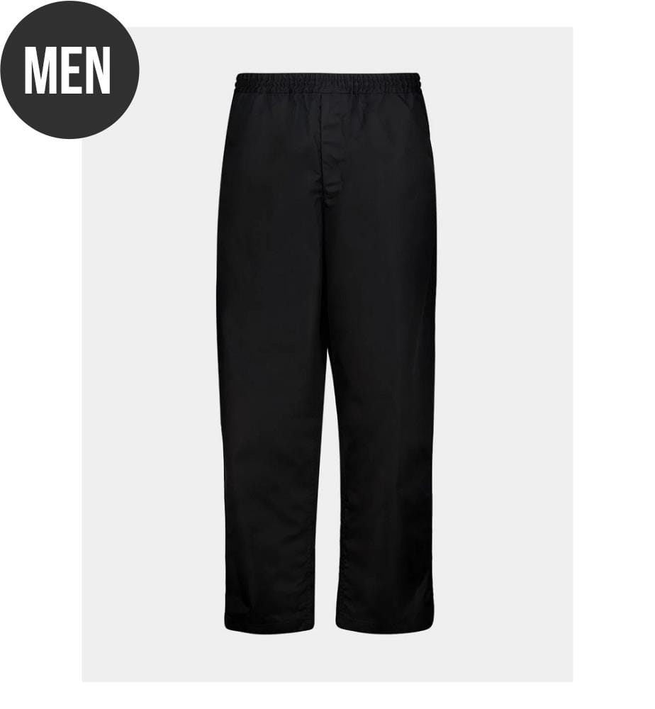 Pantaloni Re-Nylon con cordoncino - Nero