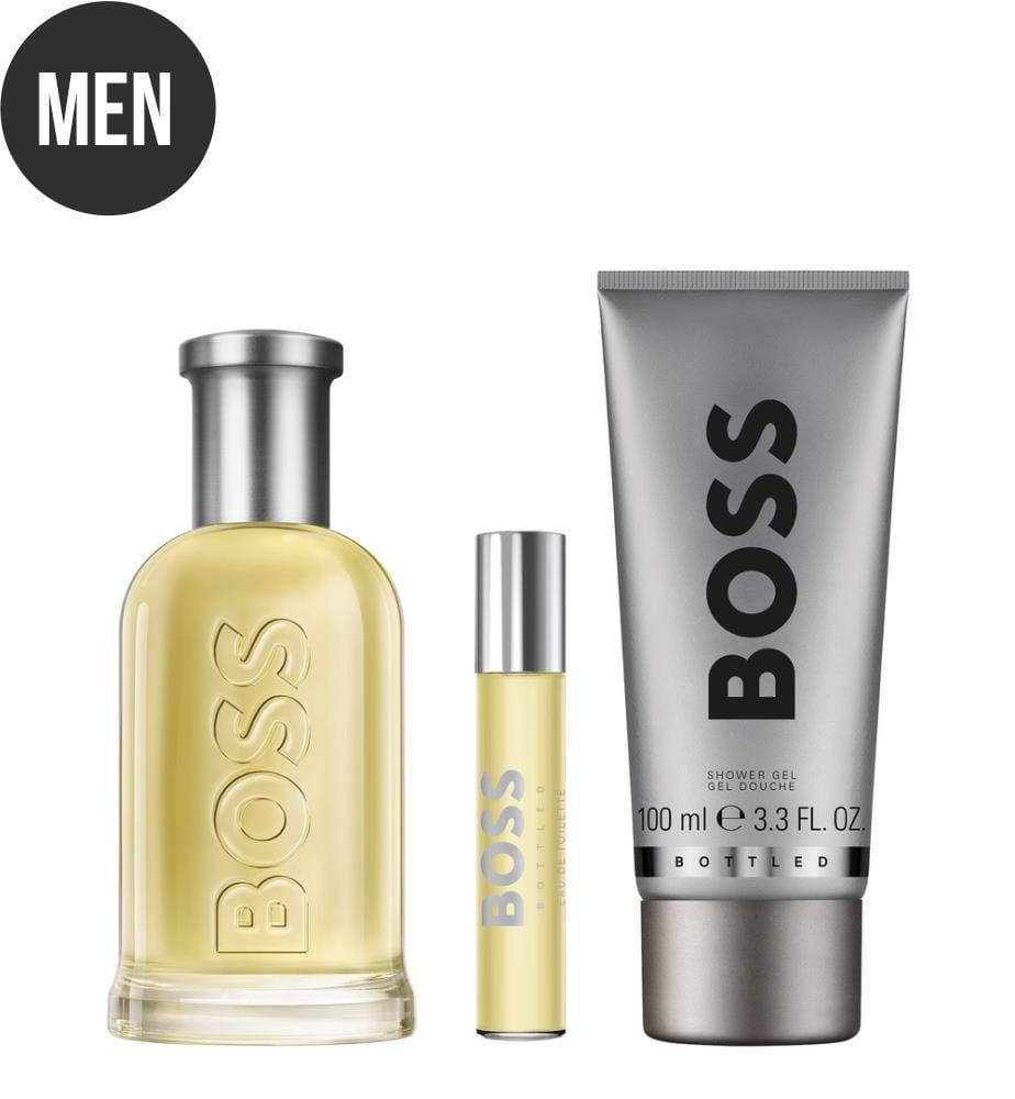 Hugo Boss Bottled Eau de Toilette Gift Set - 100 + 10 + 100 ml