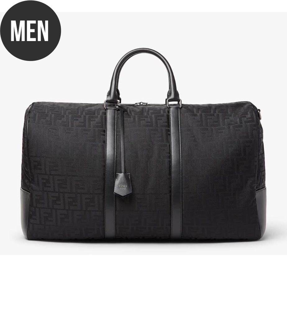 Roma-Tasche aus Kalbsleder – Schwarz