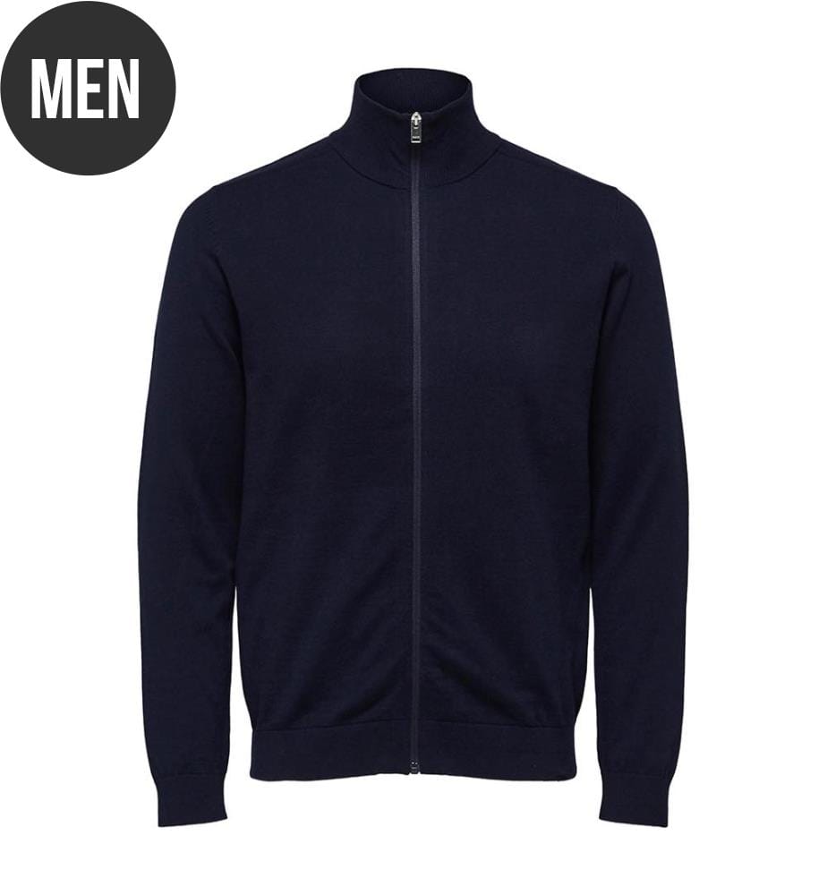 Strickjacke - Marineblau