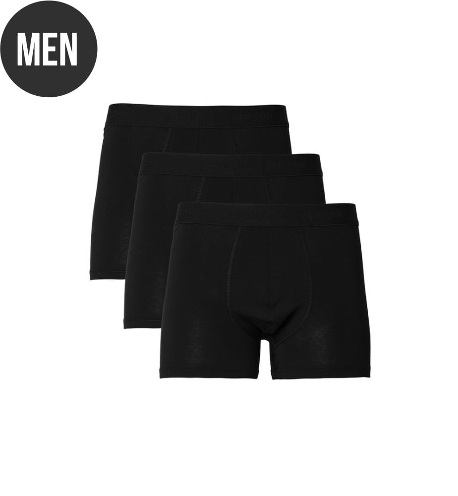 Liam Boxer 3er-Set - Schwarz