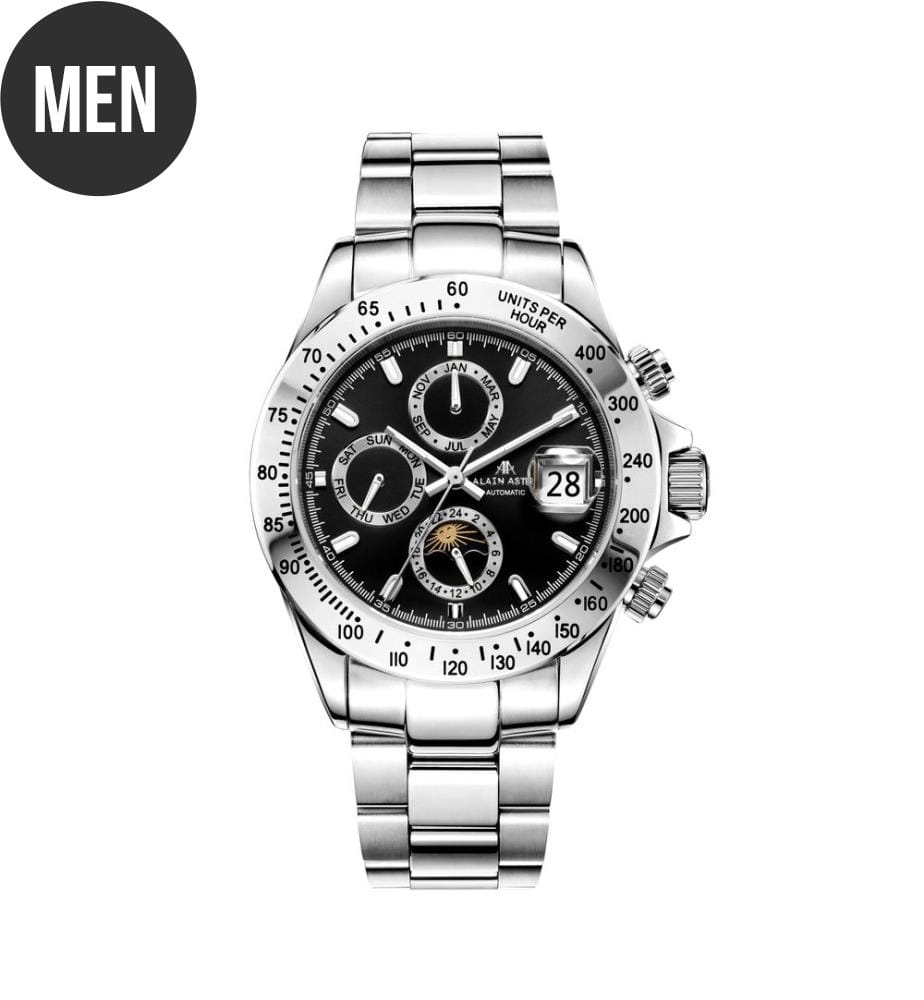 Automatische Armbanduhr Commander - Silber