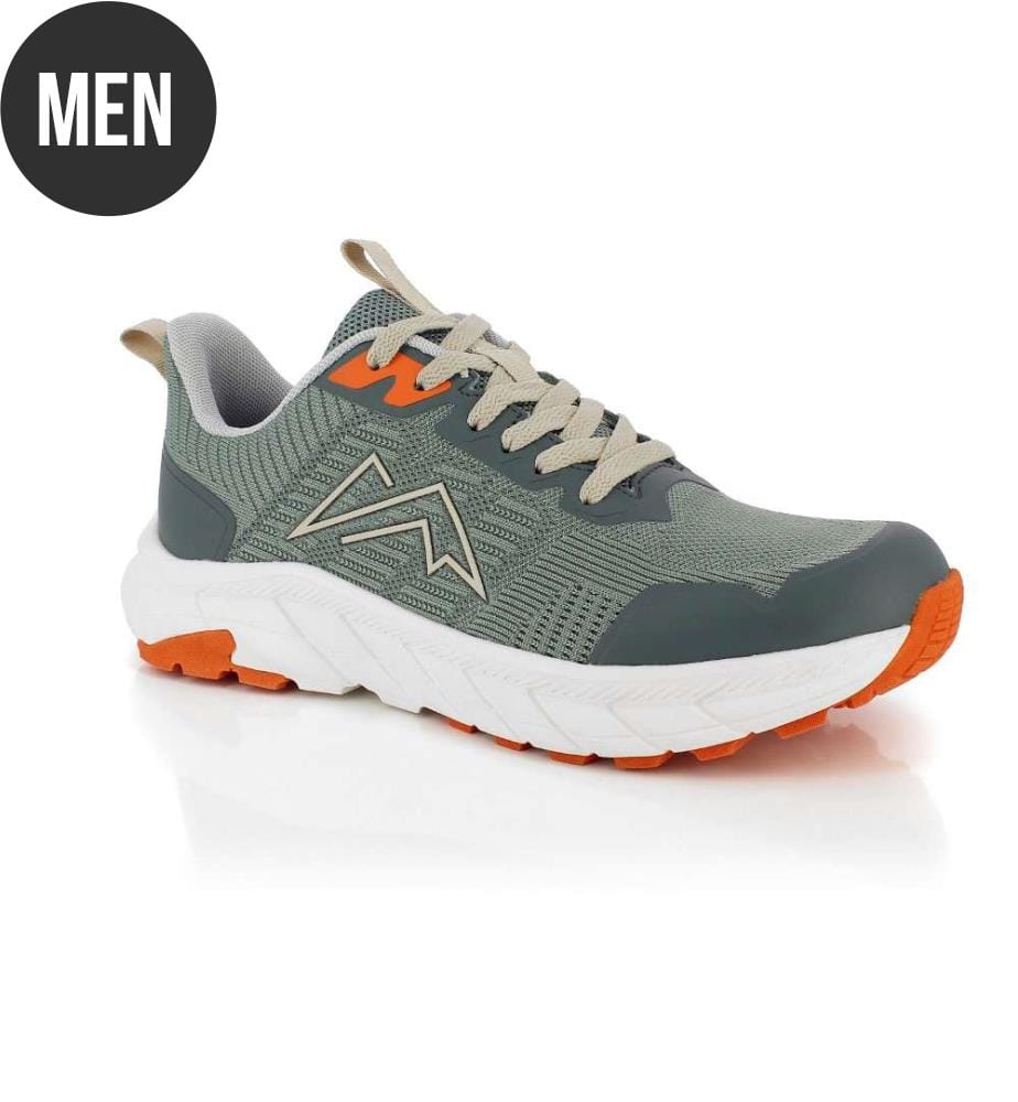 Baskets Mamba - Kaki et Orange