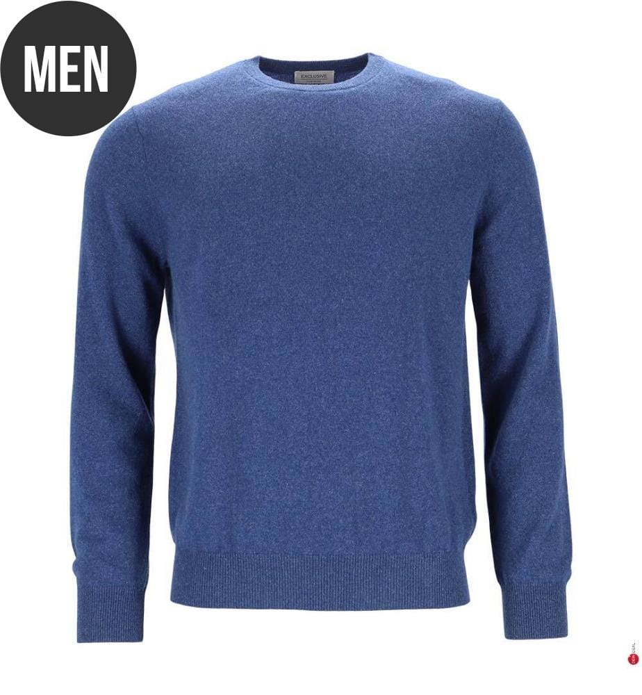 Pullover mit Rundhalsausschnitt – Blau