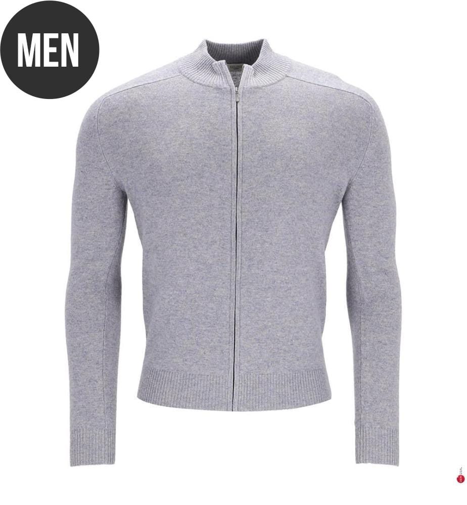Langärmelige Strickjacke mit Reissverschluss – Light