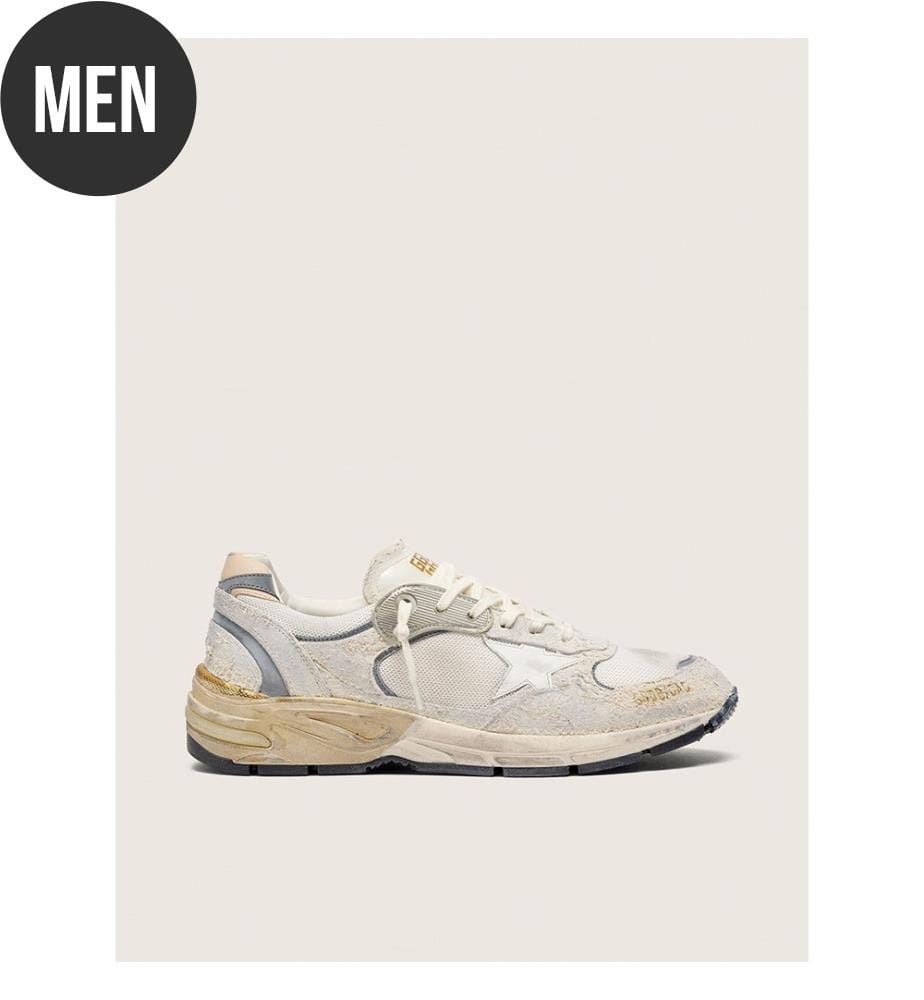 Sneakers Dad-Star - Beige e bianco