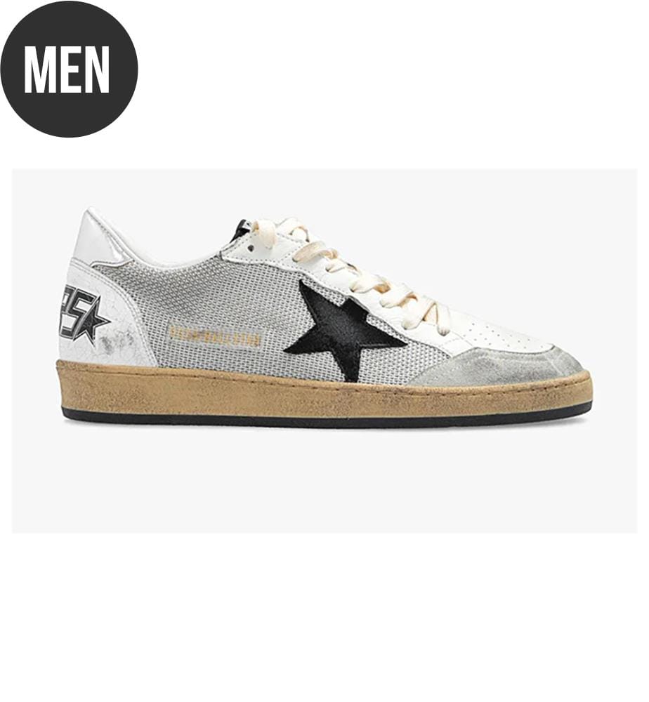 Scarpe da ginnastica Ball Star - Grigio, argento, nero, bianco