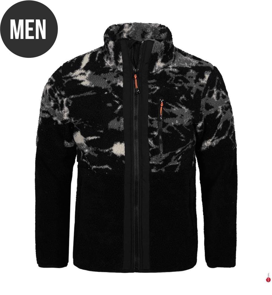 Blouson Polaire Cefran - Noir et Gris