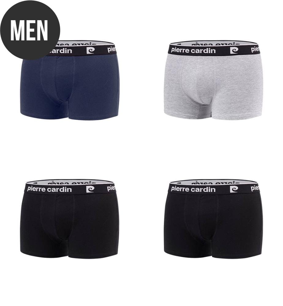 4er-Set Boxershorts - 4 Farbtöne