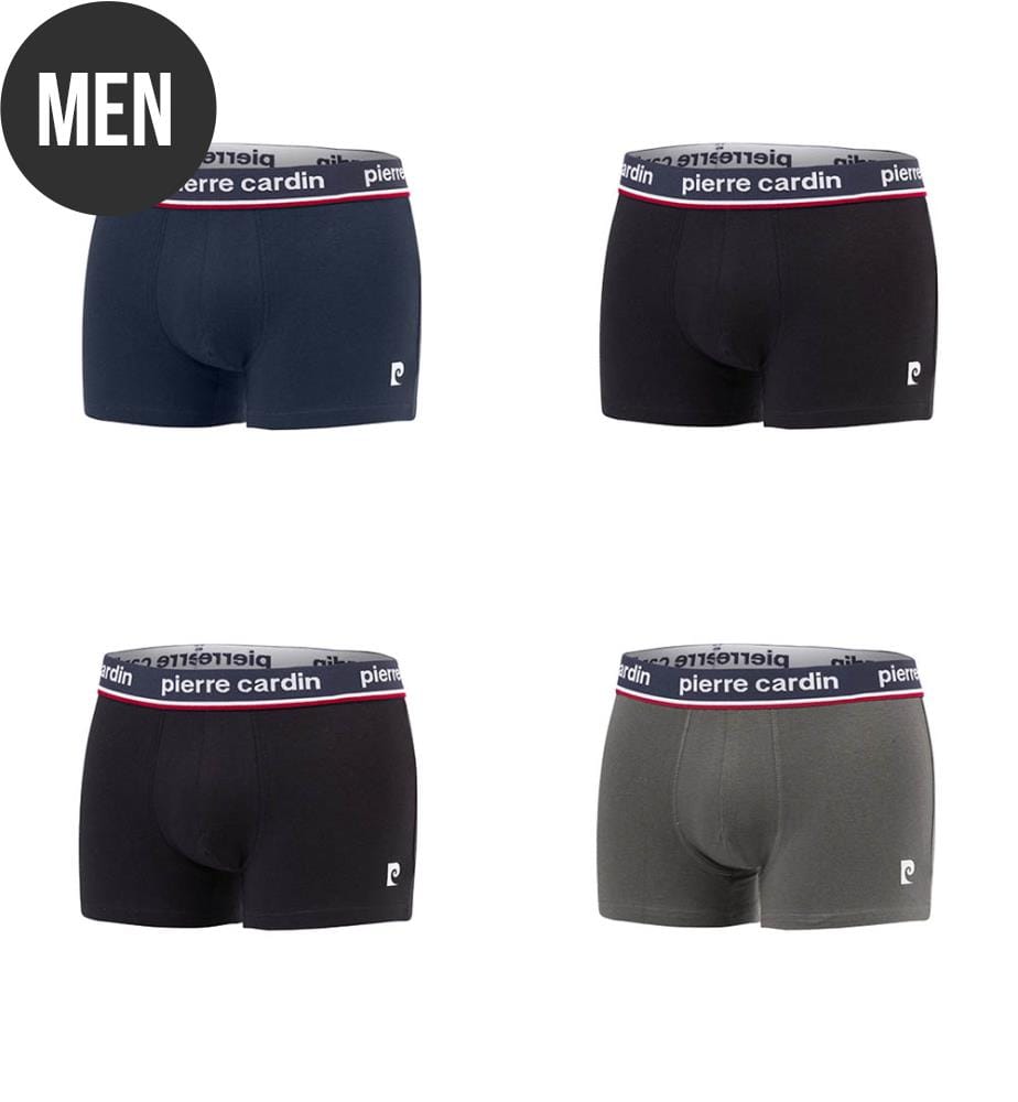 4er-Set Boxershorts French - 4 Farbtöne