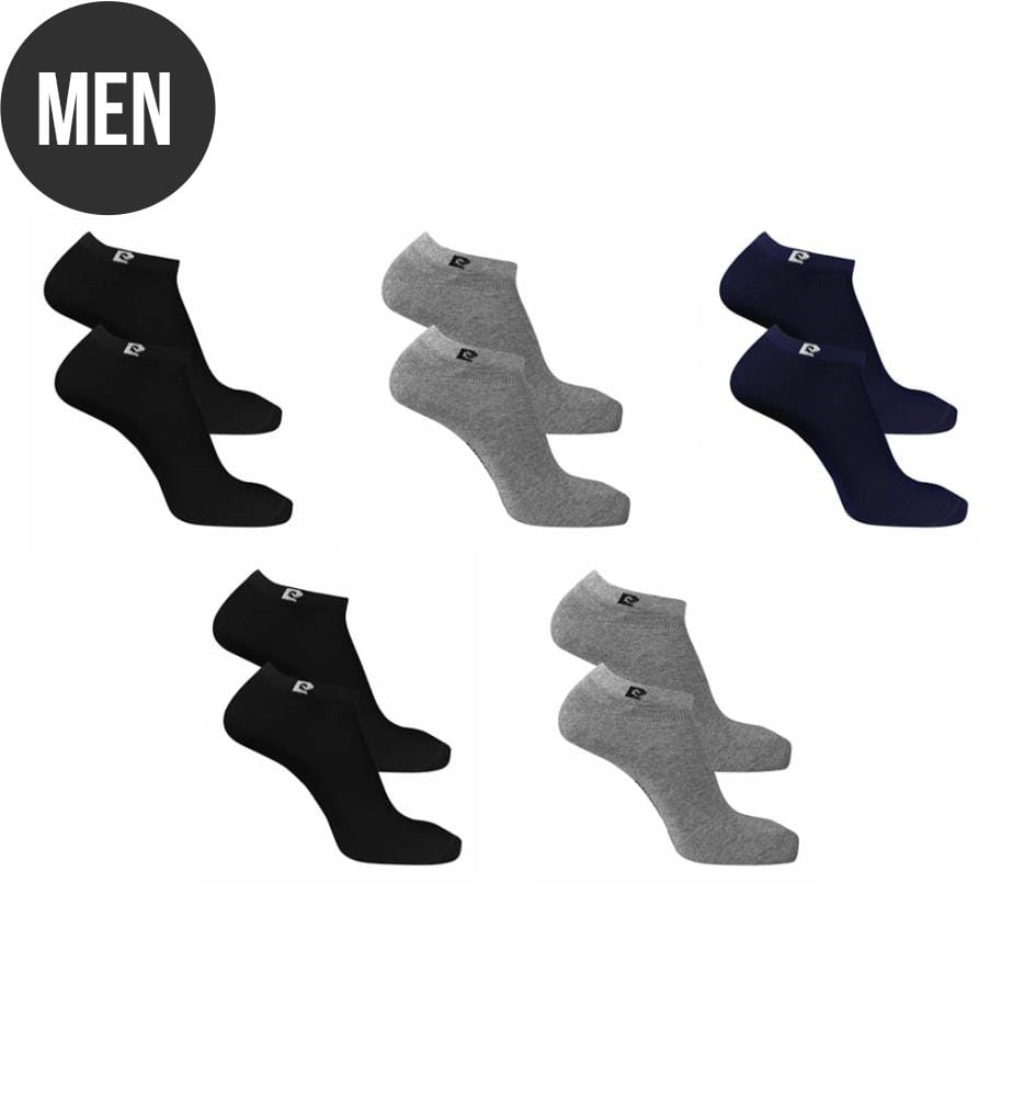 5 Paar Söckchen - Schwarz & Grau & Marineblau