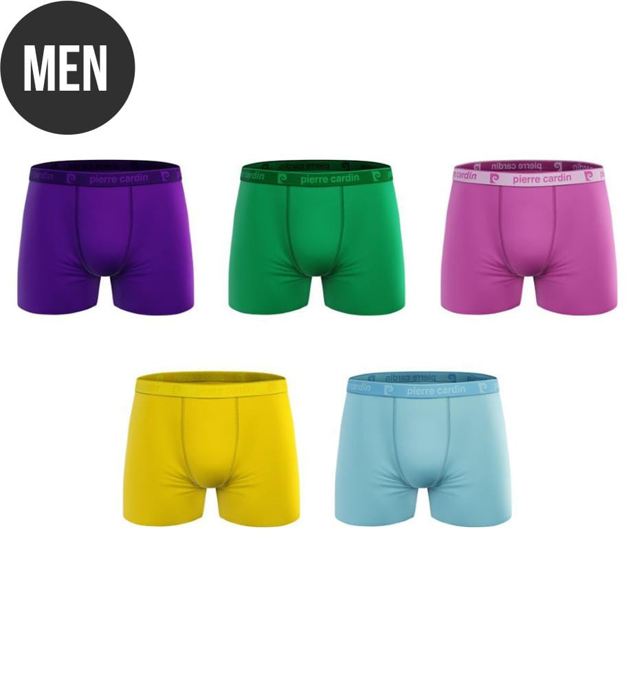 5er-Pack Boxershorts - 5 Farbtöne