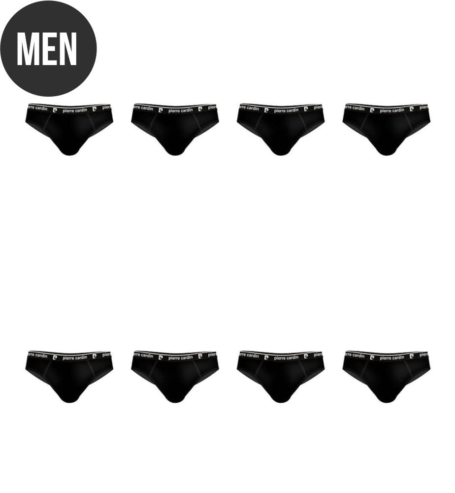 Confezione da 8 slip - Nero