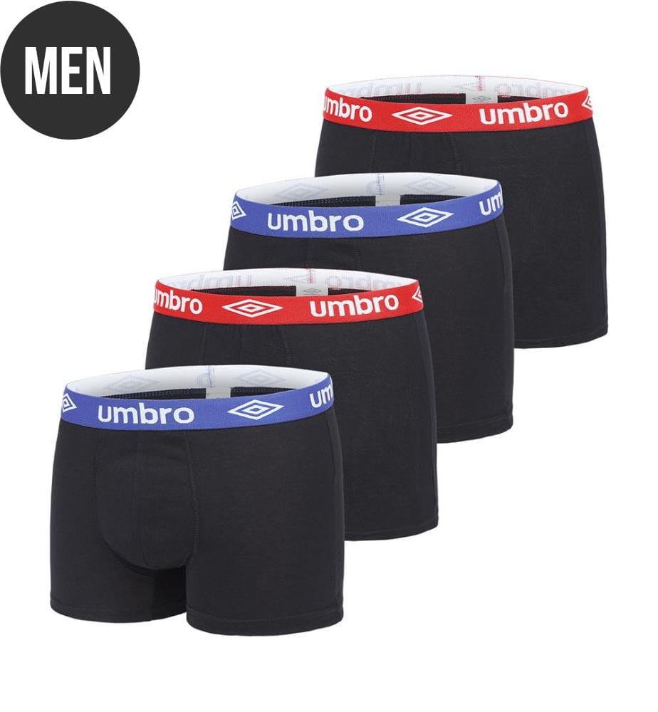 4er-Pack Boxershorts - Schwarz