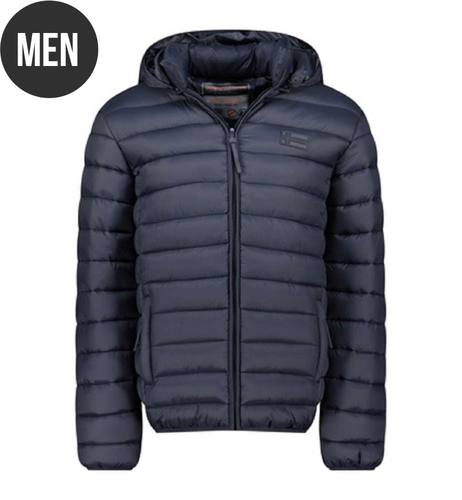 Blouson Amichoko à capuche amovible pour homme - Navy
