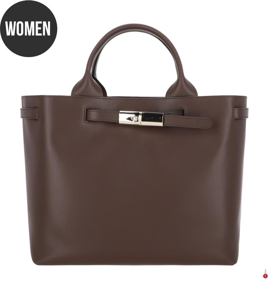 Le Smart L Tote Bag - Dark Brown