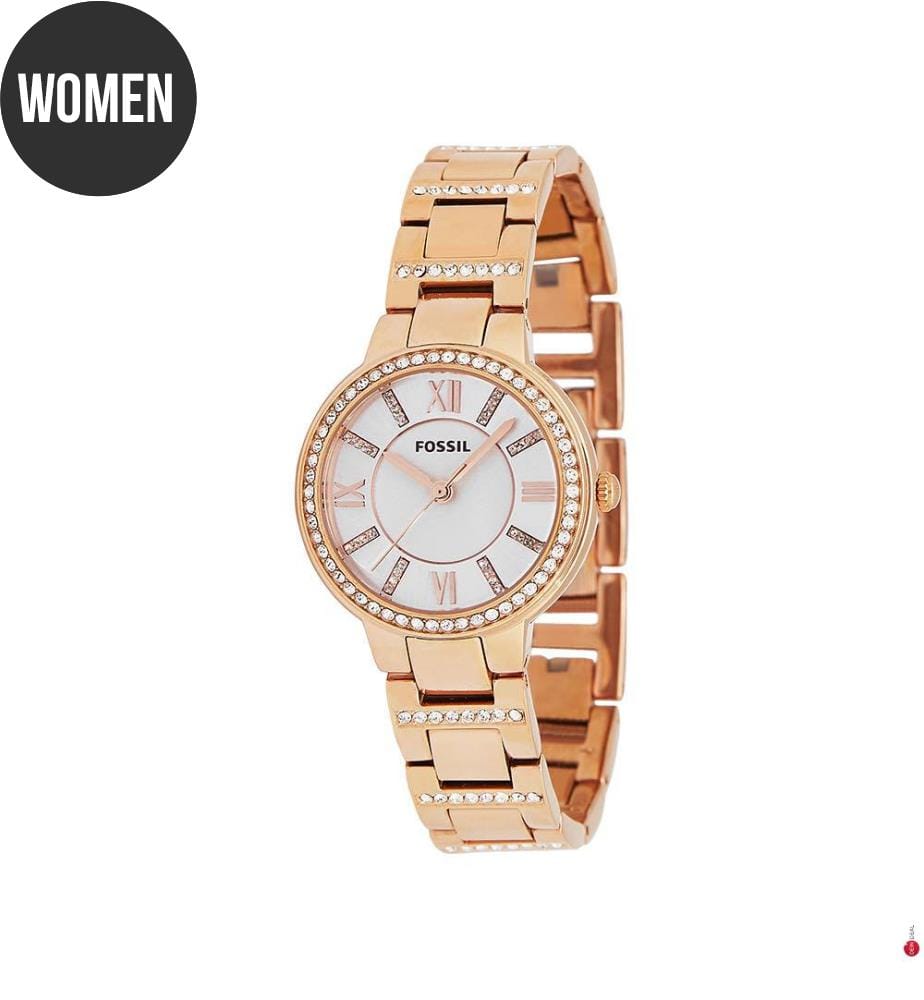 Montre Virginia - Doré Rose et Blanc