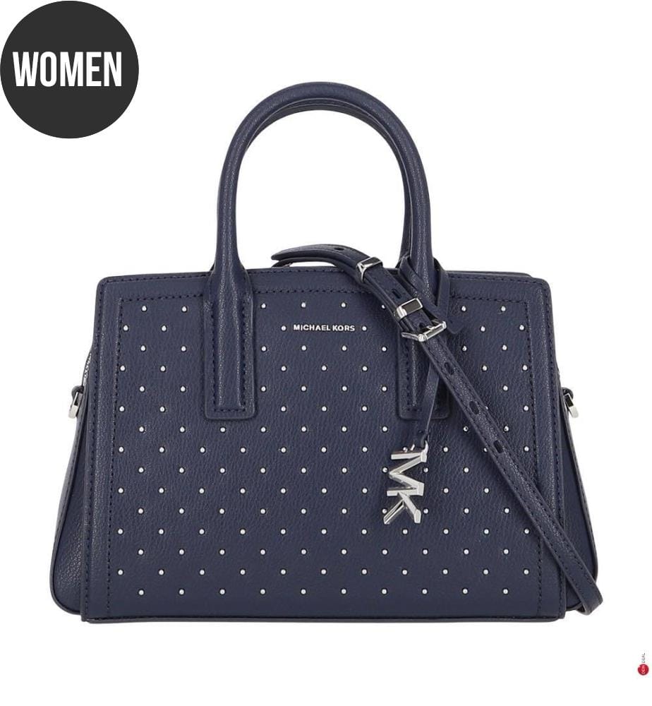 Sac à Main en Cuir Laila Small - Bleu