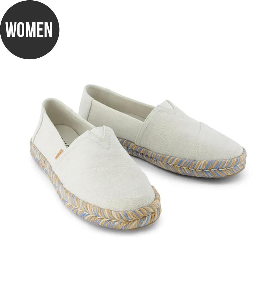 Espadrilles Alpargata Rope 2.0 Denim Texturé - Blanc Onyx
