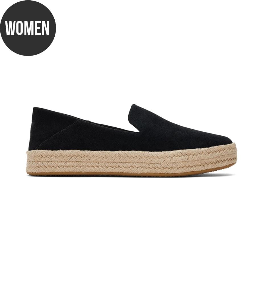 Espadrilles Carolina Suede - Noir