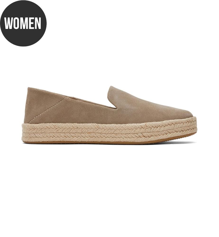 Espadrilles Carolina en daim - Kaki