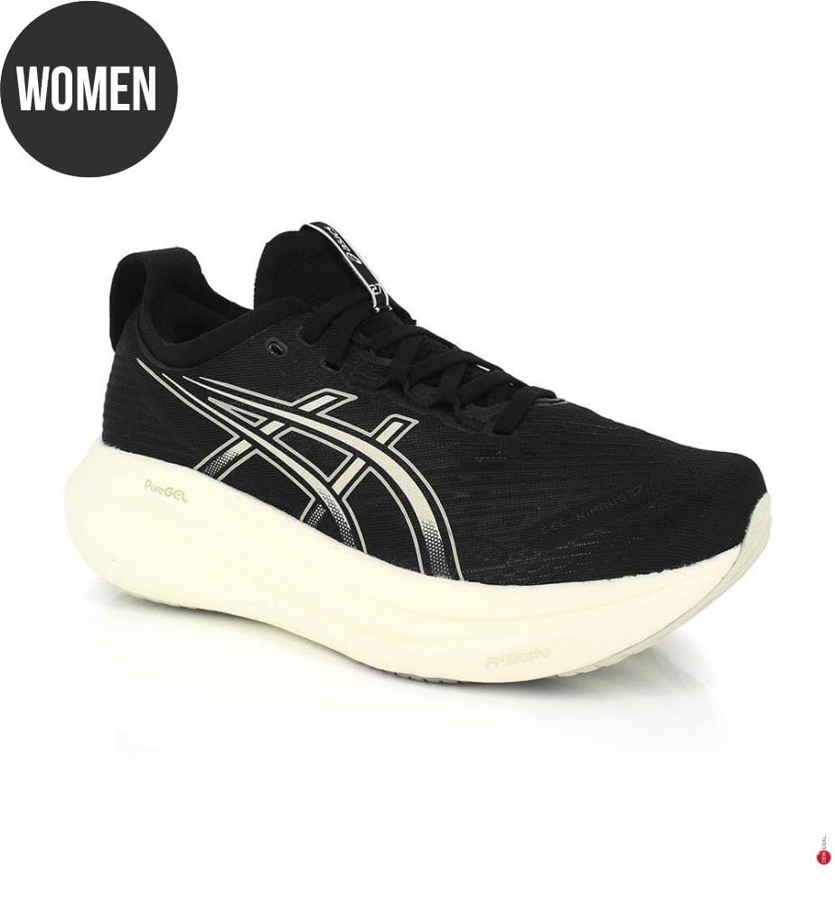 Chaussures de course GEL-NIMBUS 27 - Noir & Blanc