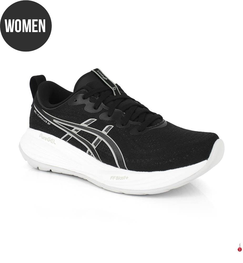 Chaussures de course GEL-CUMULUS 27 - Noir & Blanc