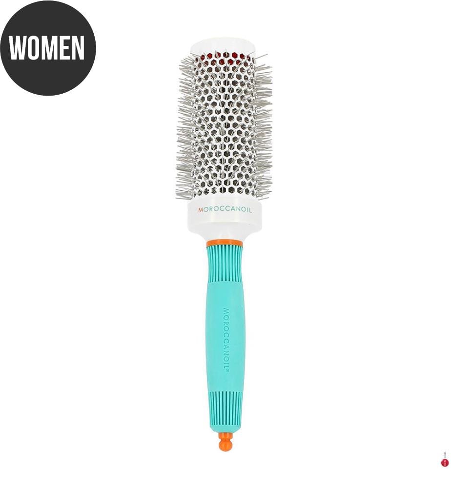 Ceramic Round Brush 45 mm - Light Blue and White