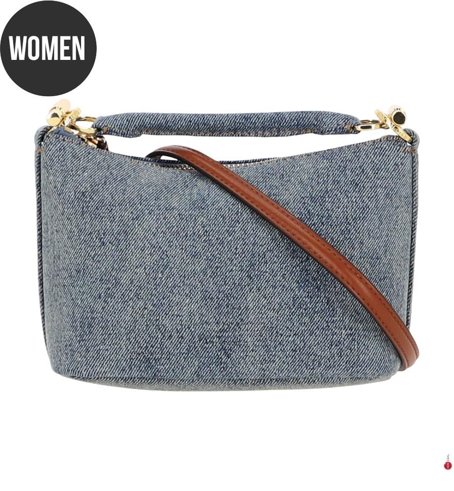 Borsa tote in denim - Blu