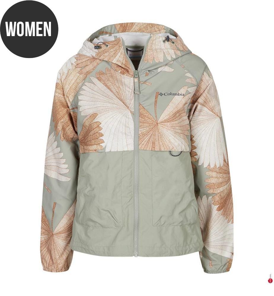 Spire Valley™ Printed hooded windbreaker - Safari