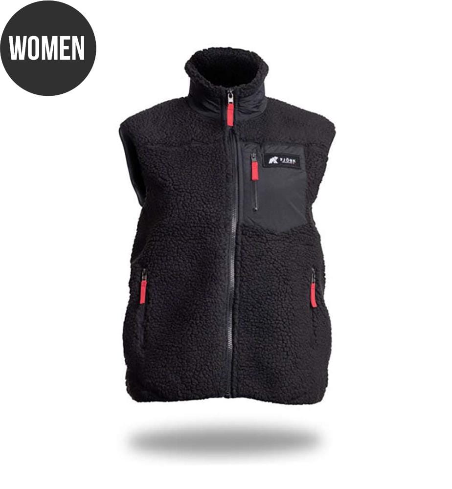 Sleeveless Fleece Jacket Pilatus MC - Black