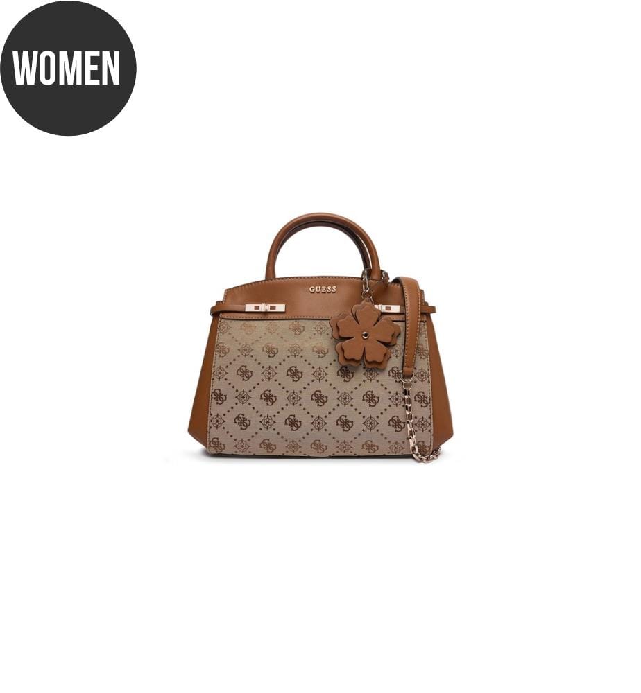 Sac à Main Melinda Logo Tri Comp Satchel - Brun Clair