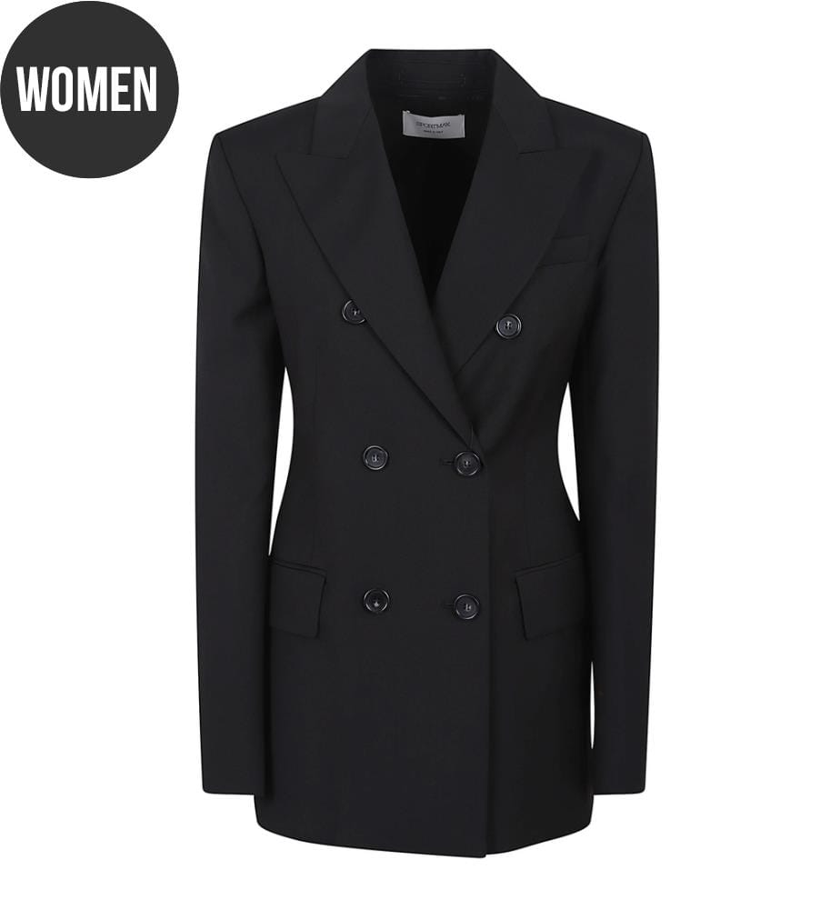 Zweireihiger massgeschneiderter Blazer aus Wolle - Braun