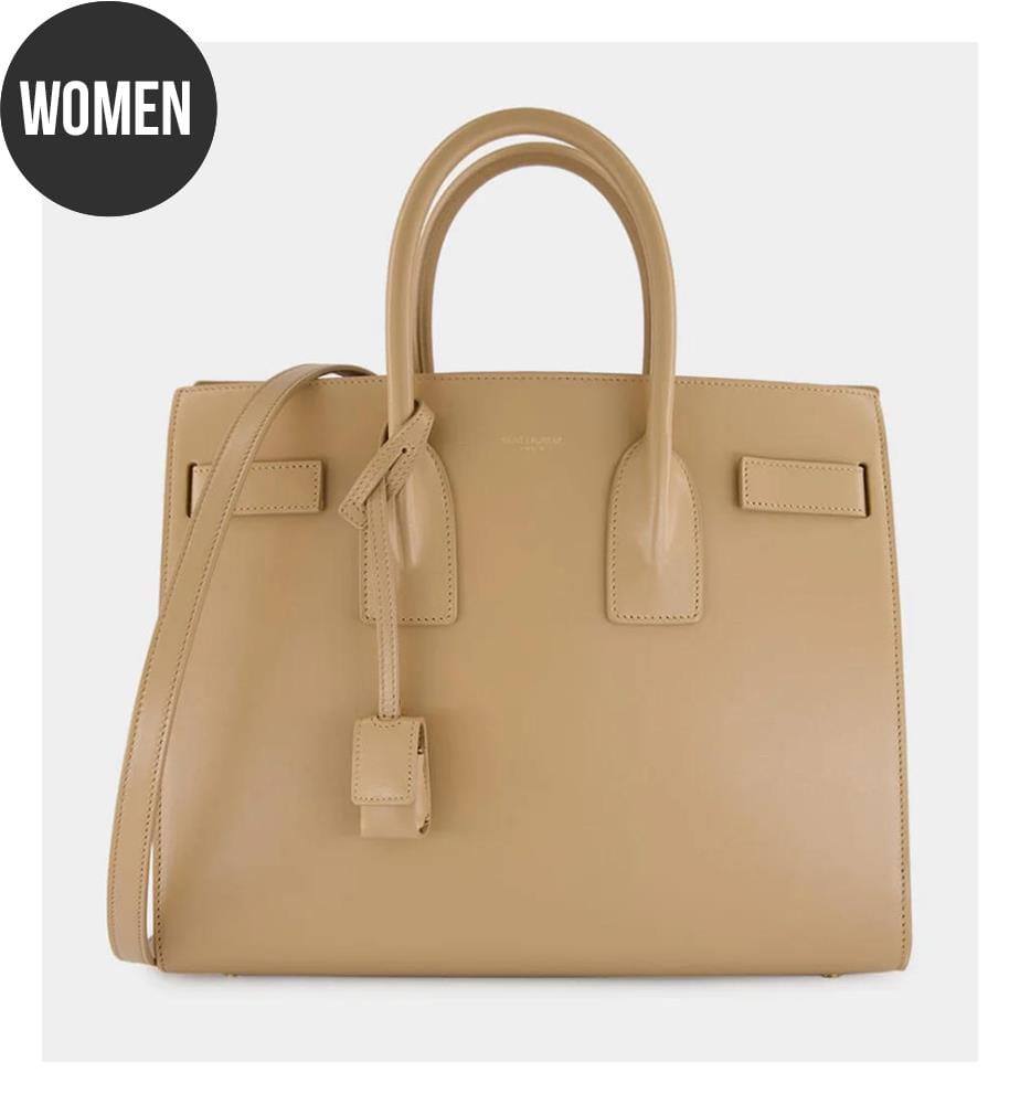 Leder-Tagesrucksack - Klein - Hellbeige