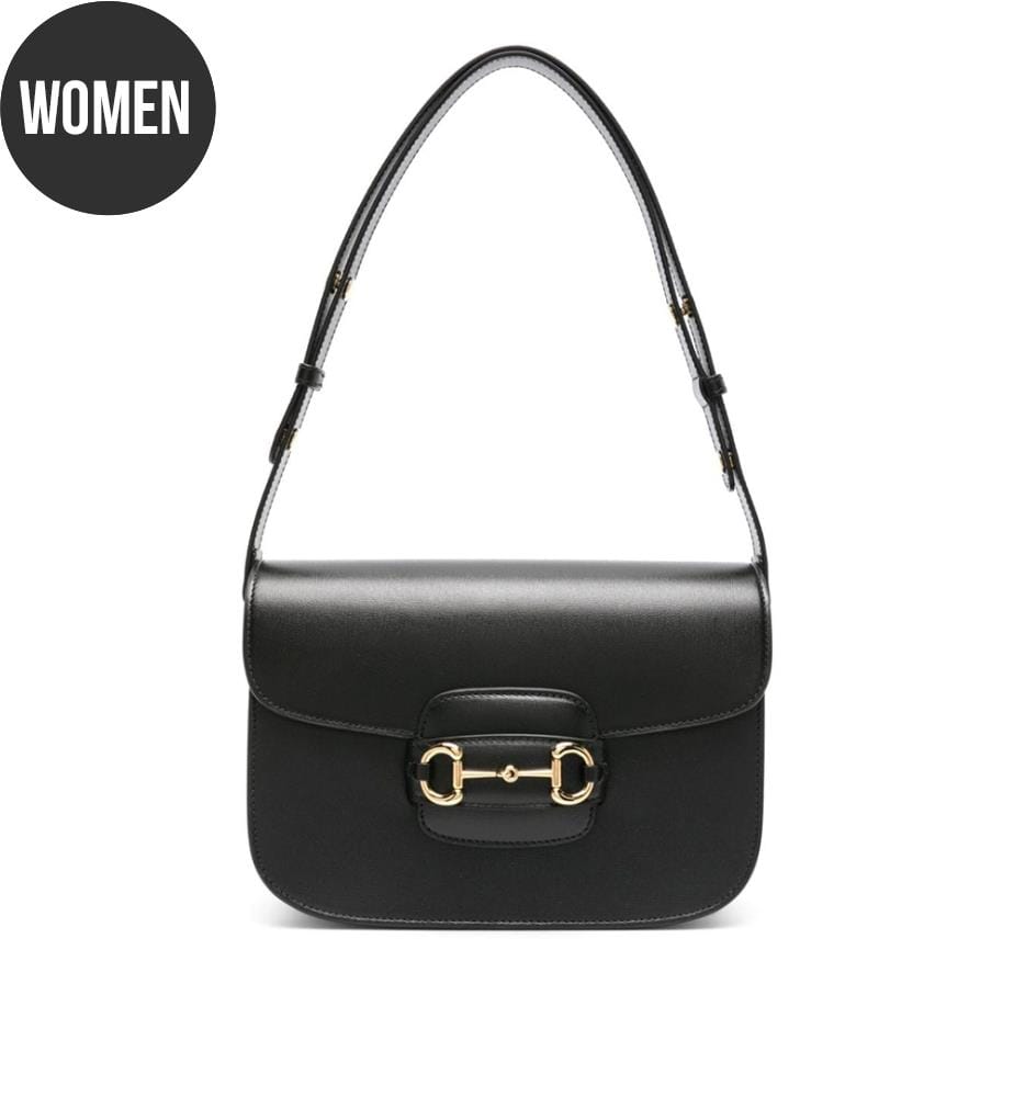 Borsa a tracolla media Horsebit 1955 - Nero
